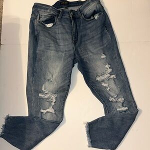 JB Skinny Fit Distressed Denim